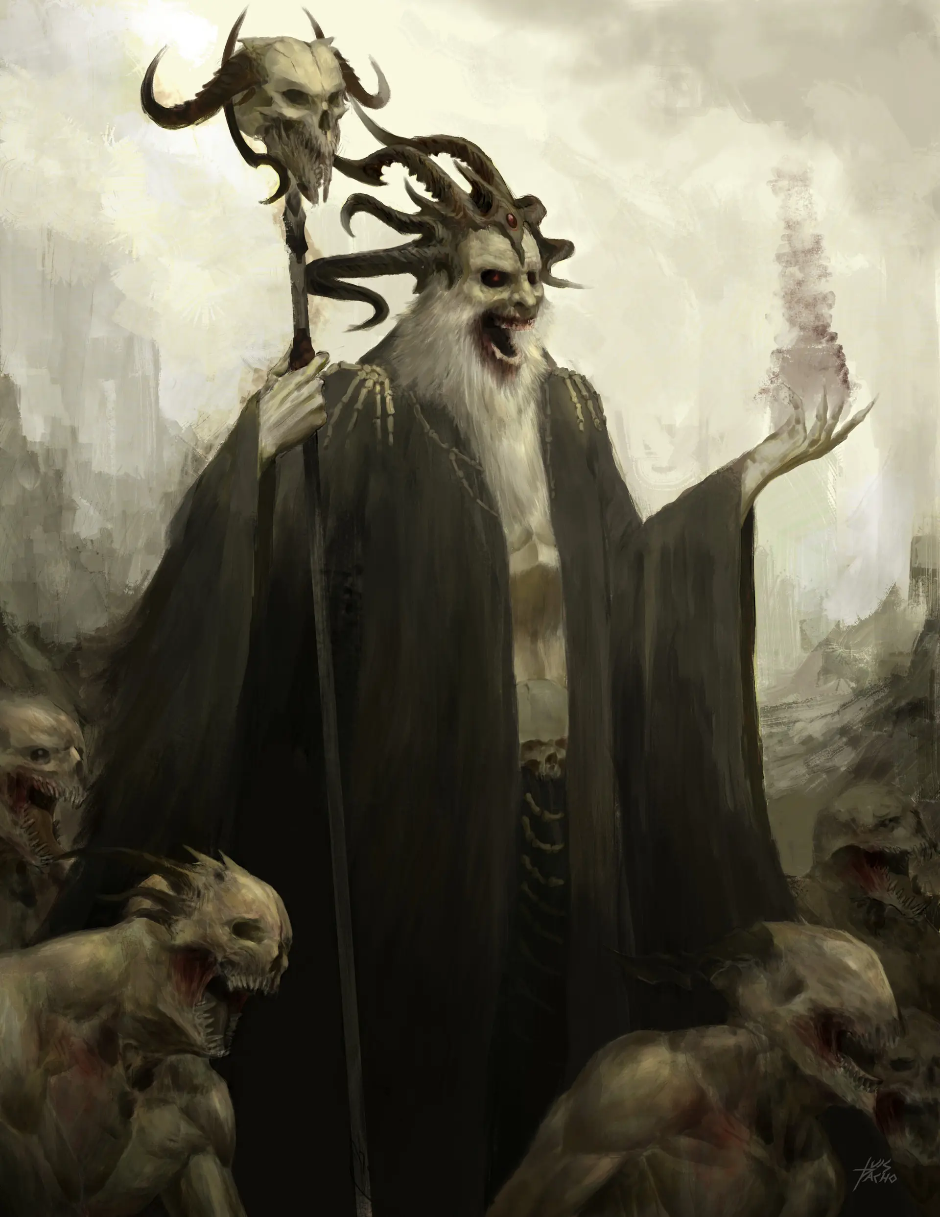 Eusthario (ilustración digital) Inferno