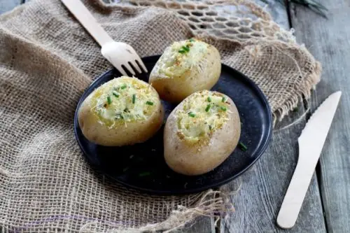 Cómo preparar unas exquisitas papas rellenas. Foto receta Cómo preparar unas exquisitas papas rellenas. Foto receta