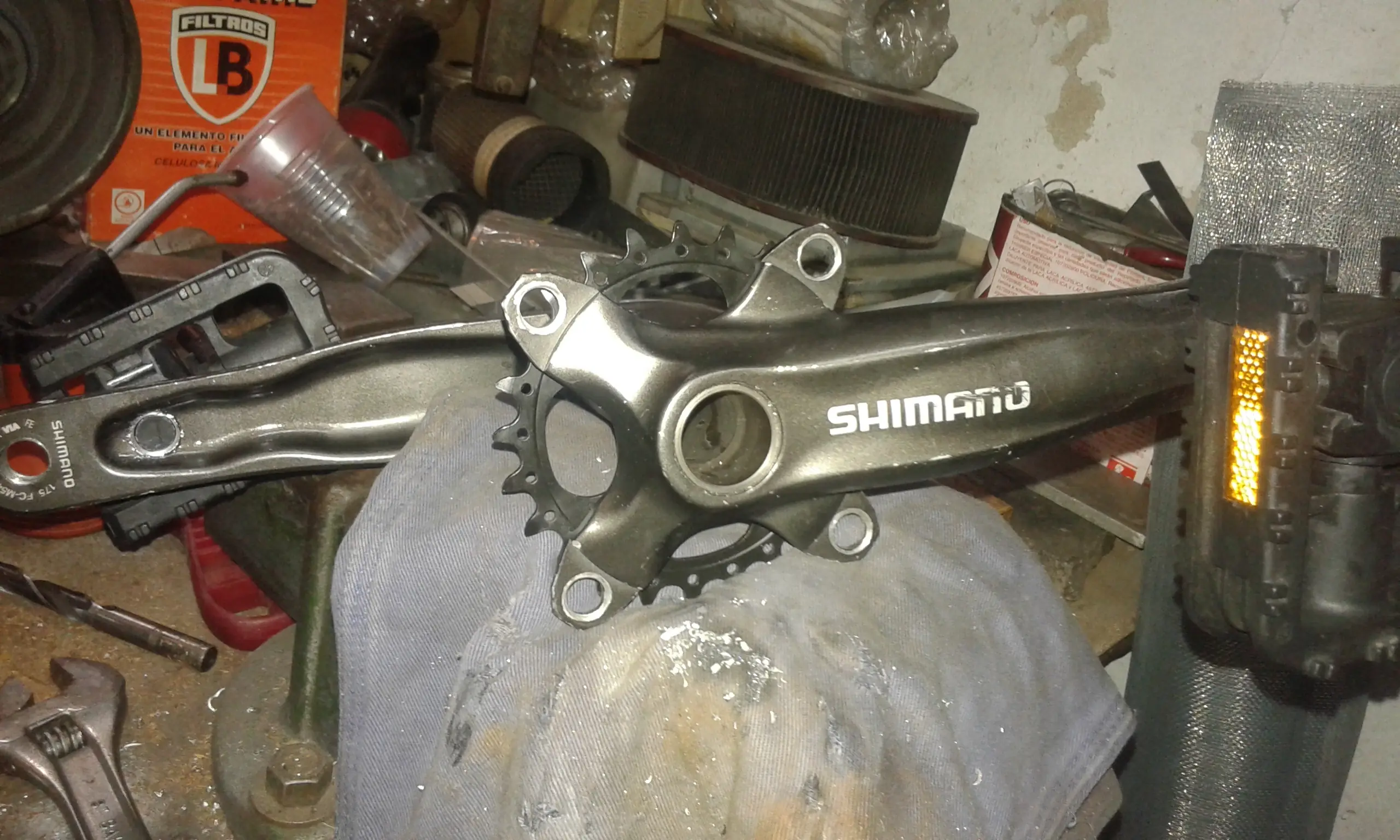 recicle unas bielas shimano y te lo muestro (video)