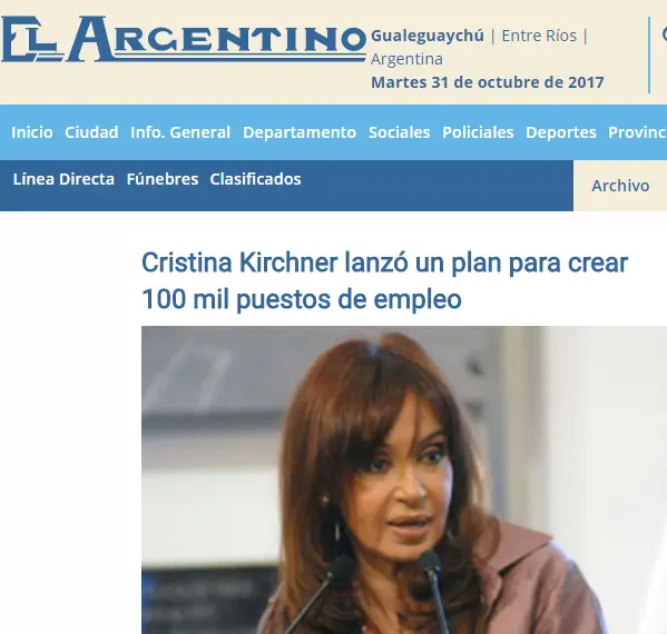 Los politicos K te mienten, no hay que crear empleo