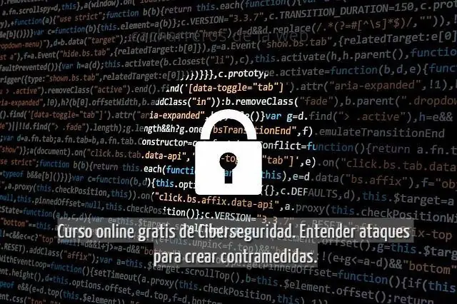 Curso online gratis de ciberseguridad