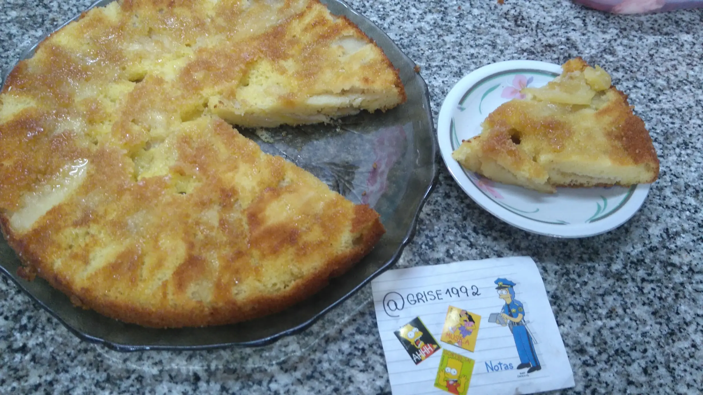 Tarta de Manzana rápida y fácil (foto-receta)