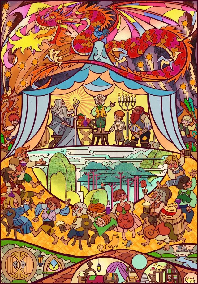 Ilustraciones de Jian Guo De El Señor de Los Anillos