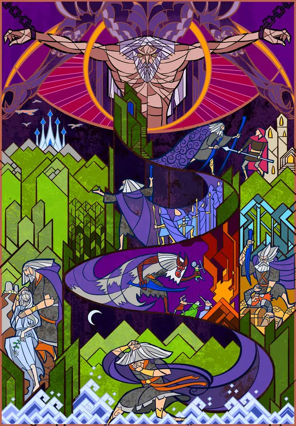 Ilustraciones de Jian Guo De El Señor de Los Anillos