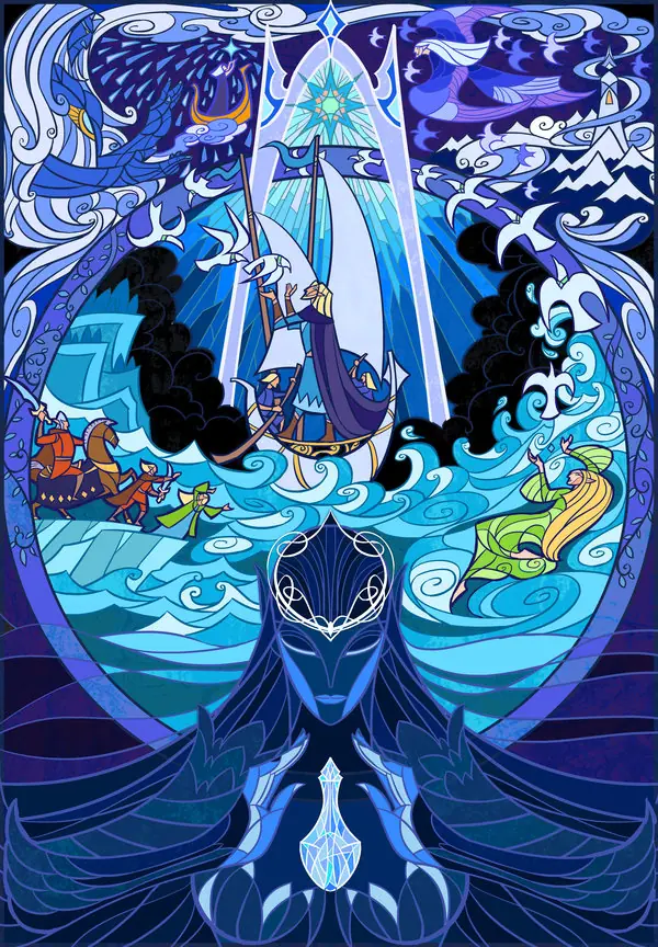 Ilustraciones de Jian Guo De El Señor de Los Anillos