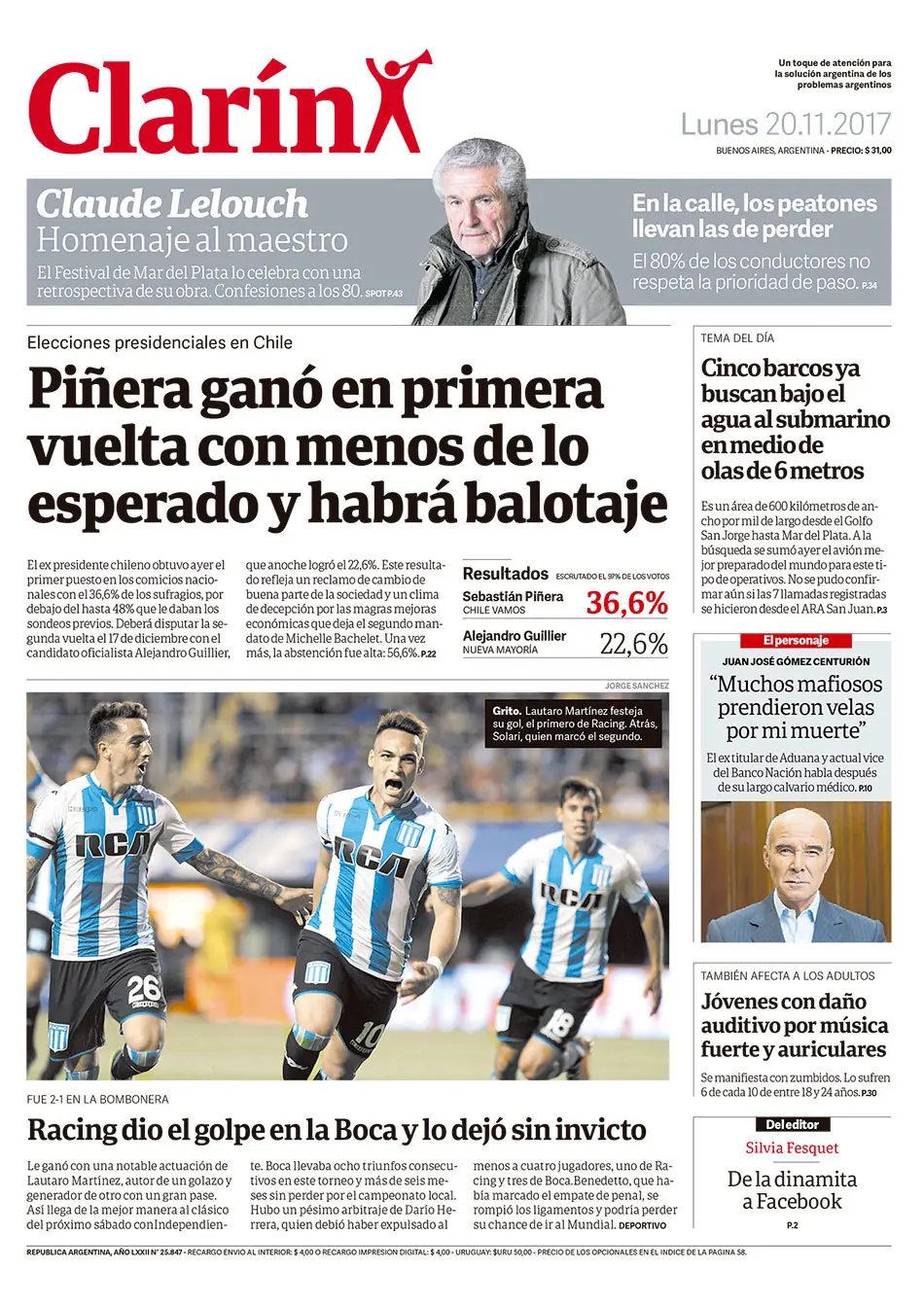 Que pasa en Argentina mientras te hablan del submarino