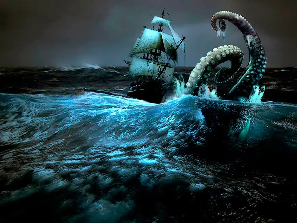 Calamar Gigante (Kraken) filmado en Japón