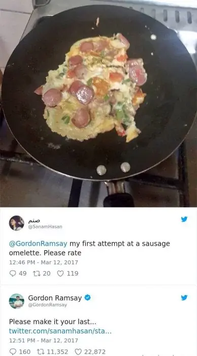 El chef Gordon Ramsay critica los platillos de desconocidos El chef Gordon Ramsay critica los platillos de desconocidos