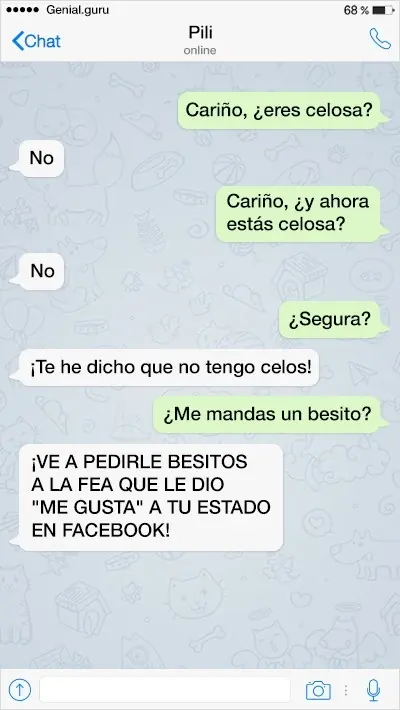 17 Msj en los que el humor femenino se opone al masculino