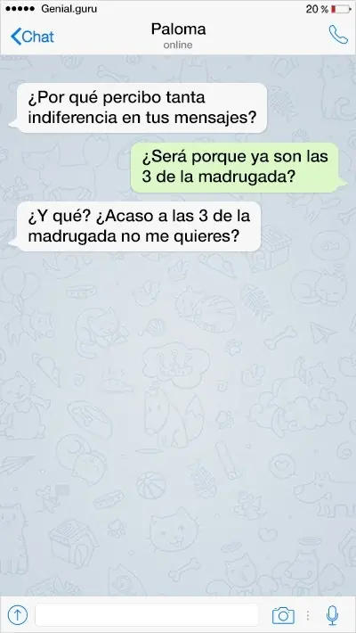 17 Msj en los que el humor femenino se opone al masculino