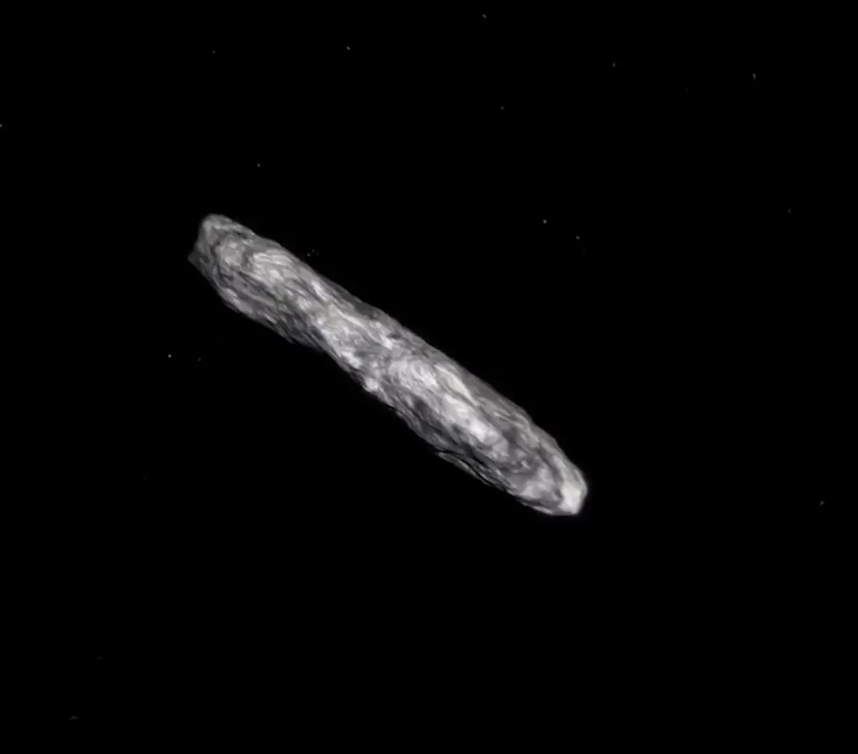 Como es el extrano y primer asteroide de otro sistema solar que visita la Tierra