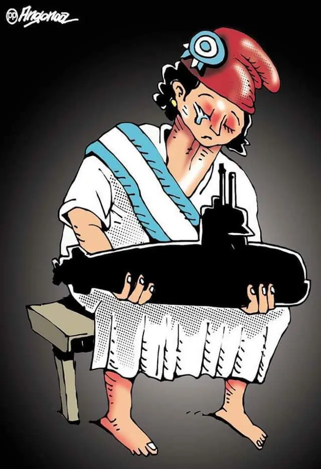 Quiénes son los 44 tripulantes del submarino desaparecido