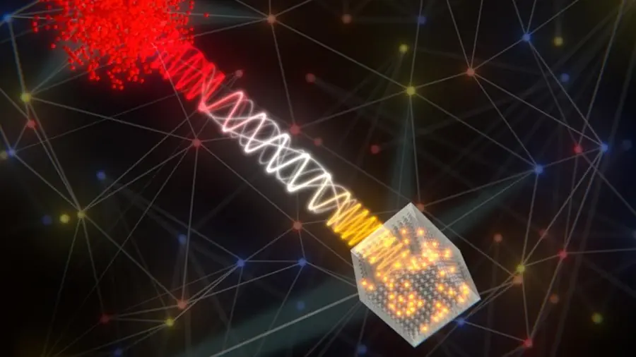 Logran un enlace híbrido elemental para el Internet cuántico