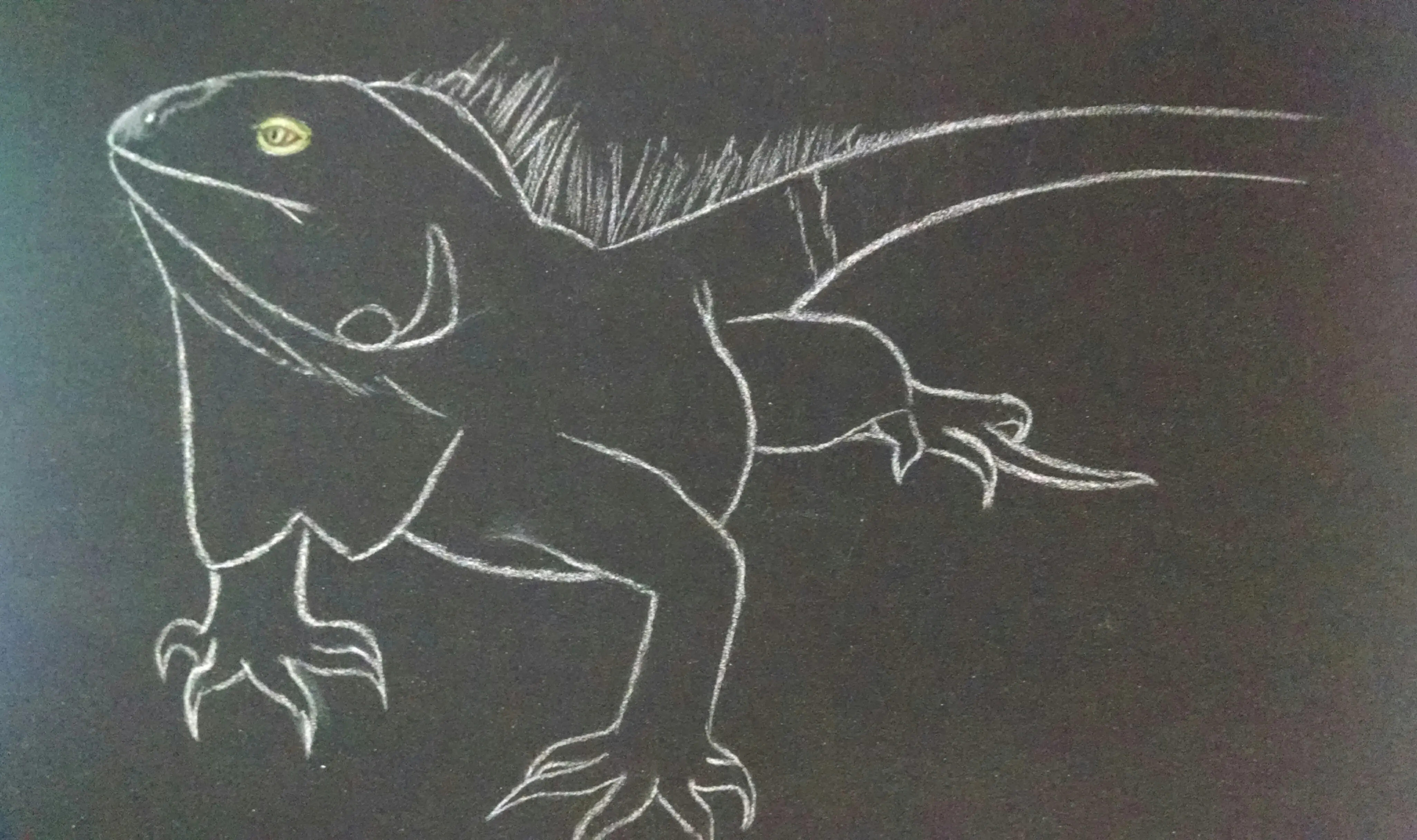 Dibujos a color en lija