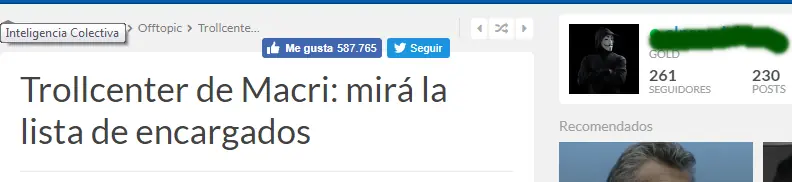 Troll Center K: Como opera en Taringa