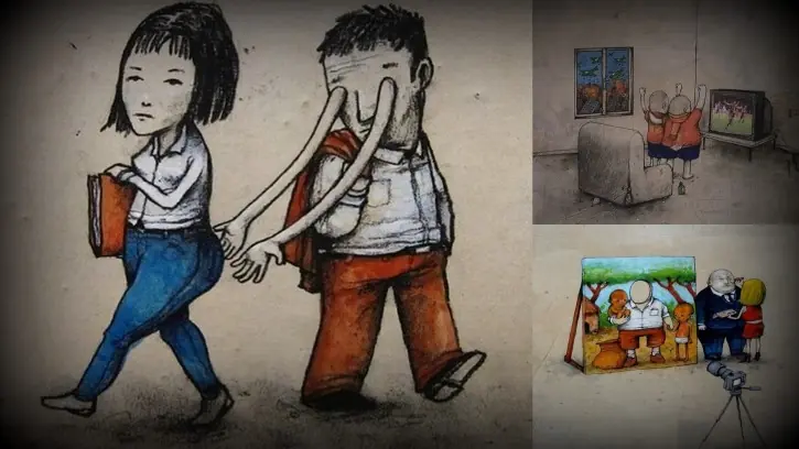 Un artista francés con obras sobre crítica social