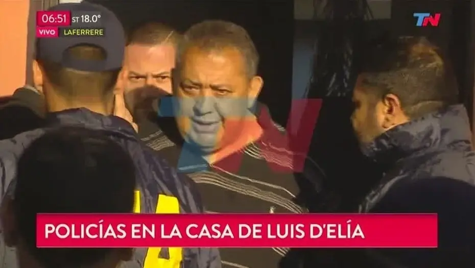 Luis D'Elía fue detenido por atentado a la AMIA