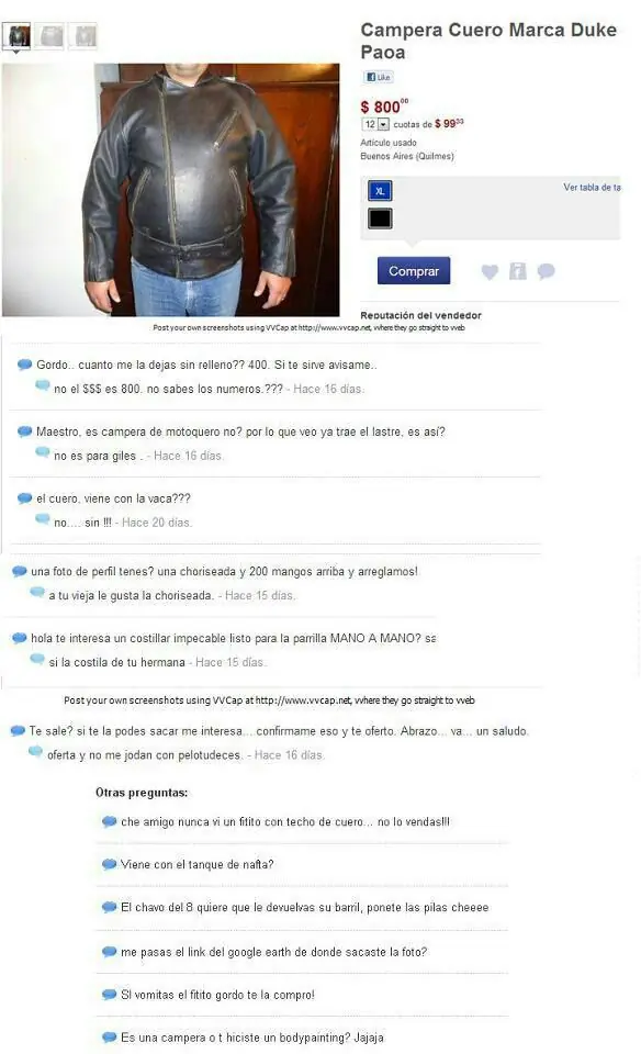 Volvio el pibe de la campera de cuero