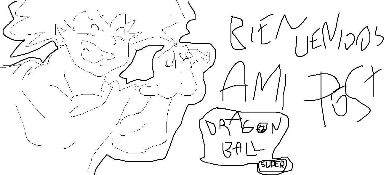 Te gusta DragonBall? Yo te enseño a dibujar a Goku en Paint!