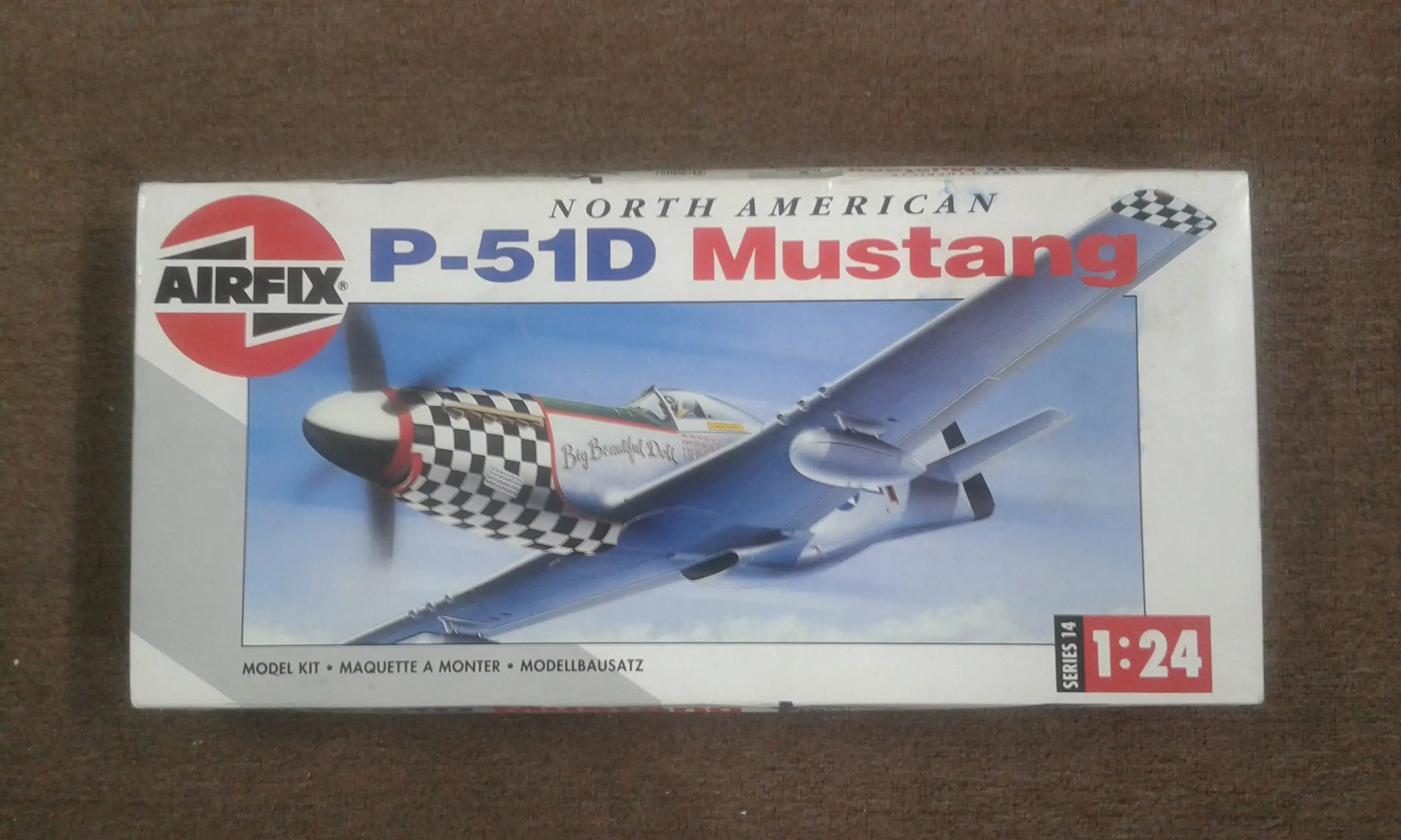 Arme un Mustang (P51) y te lo muestro. Maqueta vieja