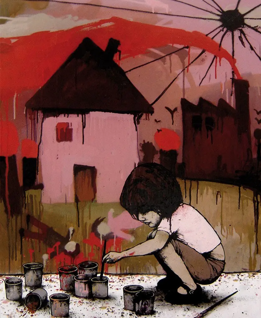 Un artista francés con obras sobre crítica social