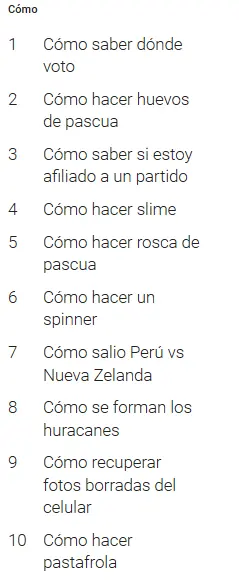 El año de Google en búsquedas - Argentina 2017
