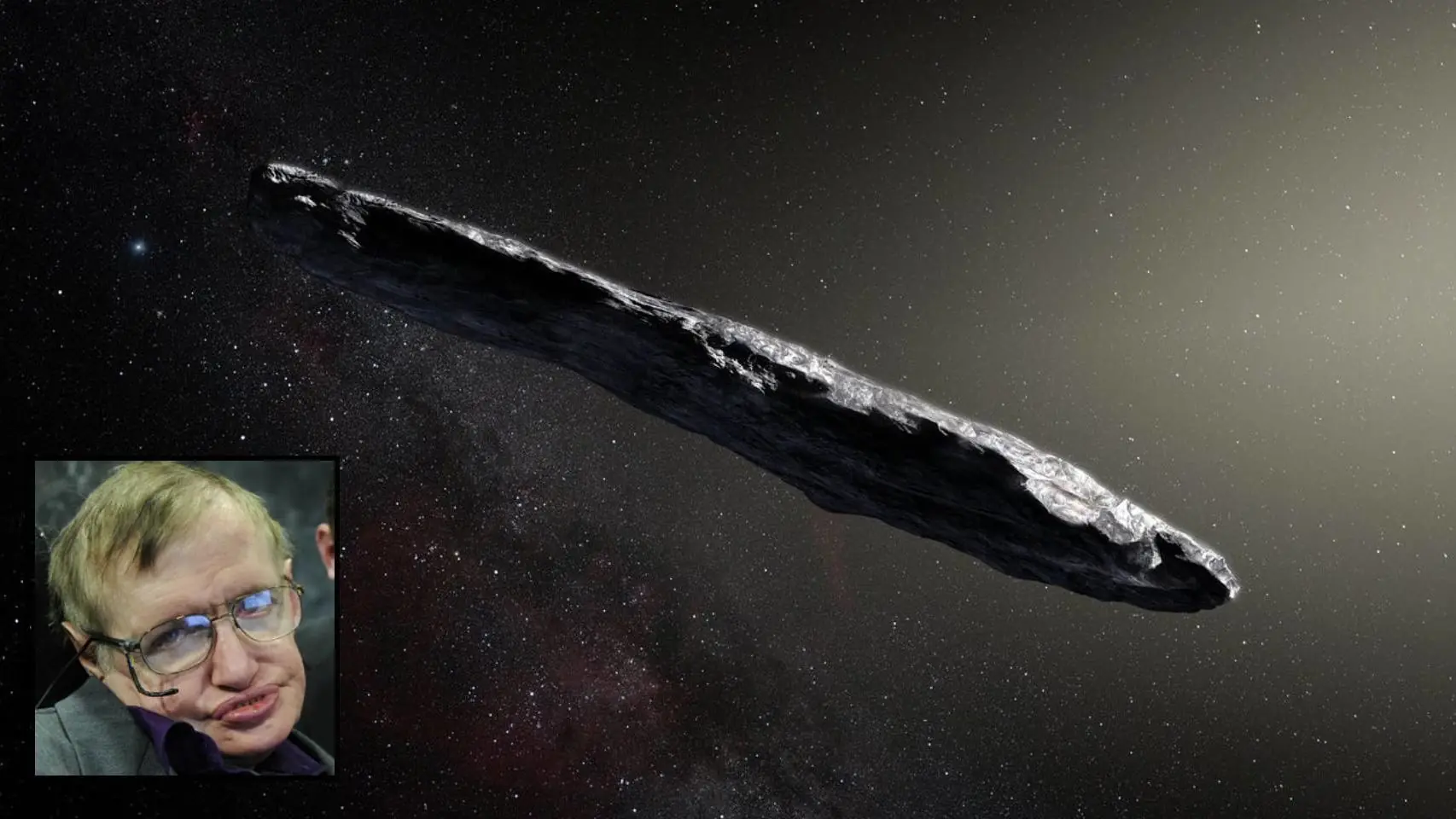 Hawking: Asteroide interestelar podría ser una nave alien