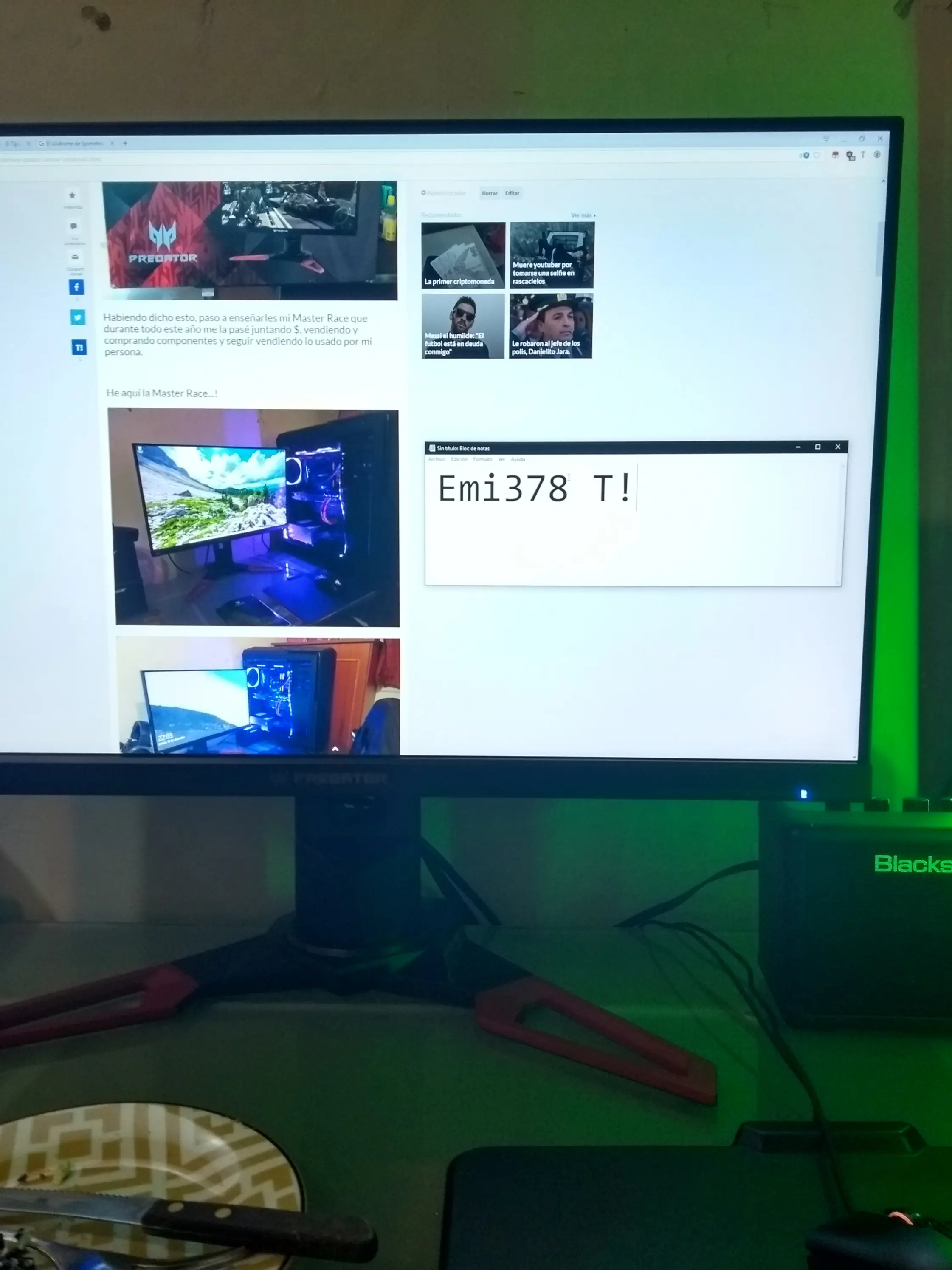 Esta es mi MasterRace, pasate Linceae Universalis!.