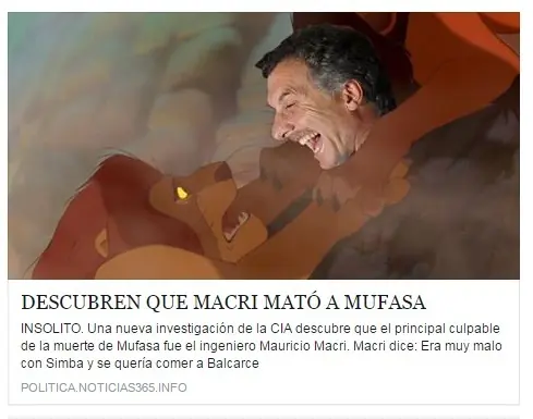 Macri en el universo paralelo.. Macri en el universo paralelo..