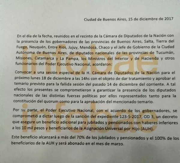 Macri: Generosidad extrema, $750 para los jubilados