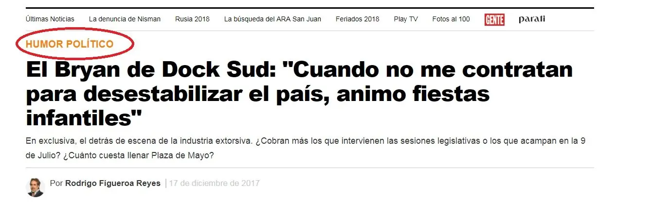 humor politico