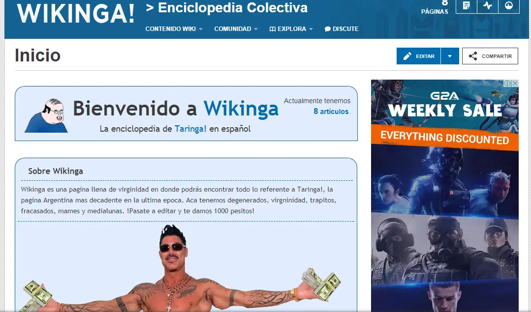 [Proyecto] Estoy haciendo la Wiki taringuera! Pasate