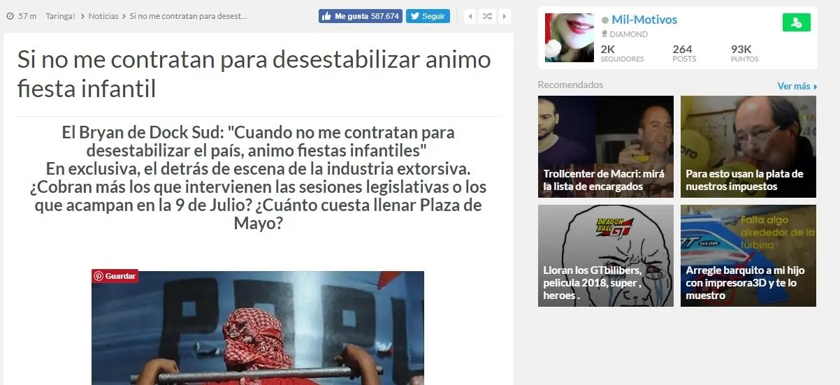Desmintiendo: "Si no me contratan para desestabilizar animo