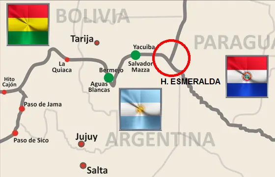 Trifinios en Centro y Sudamérica