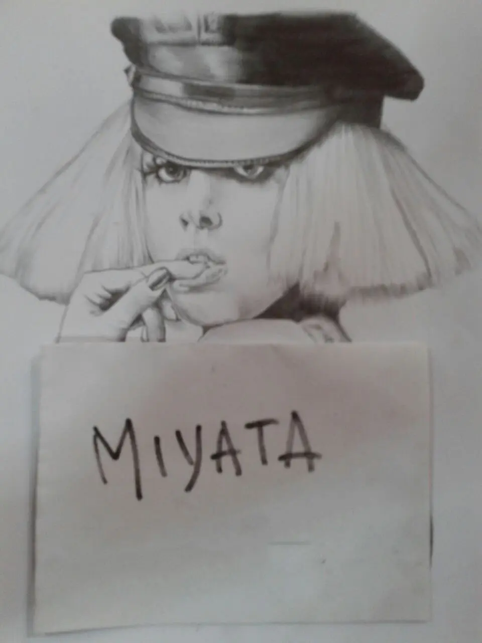 dibujo lady gaga