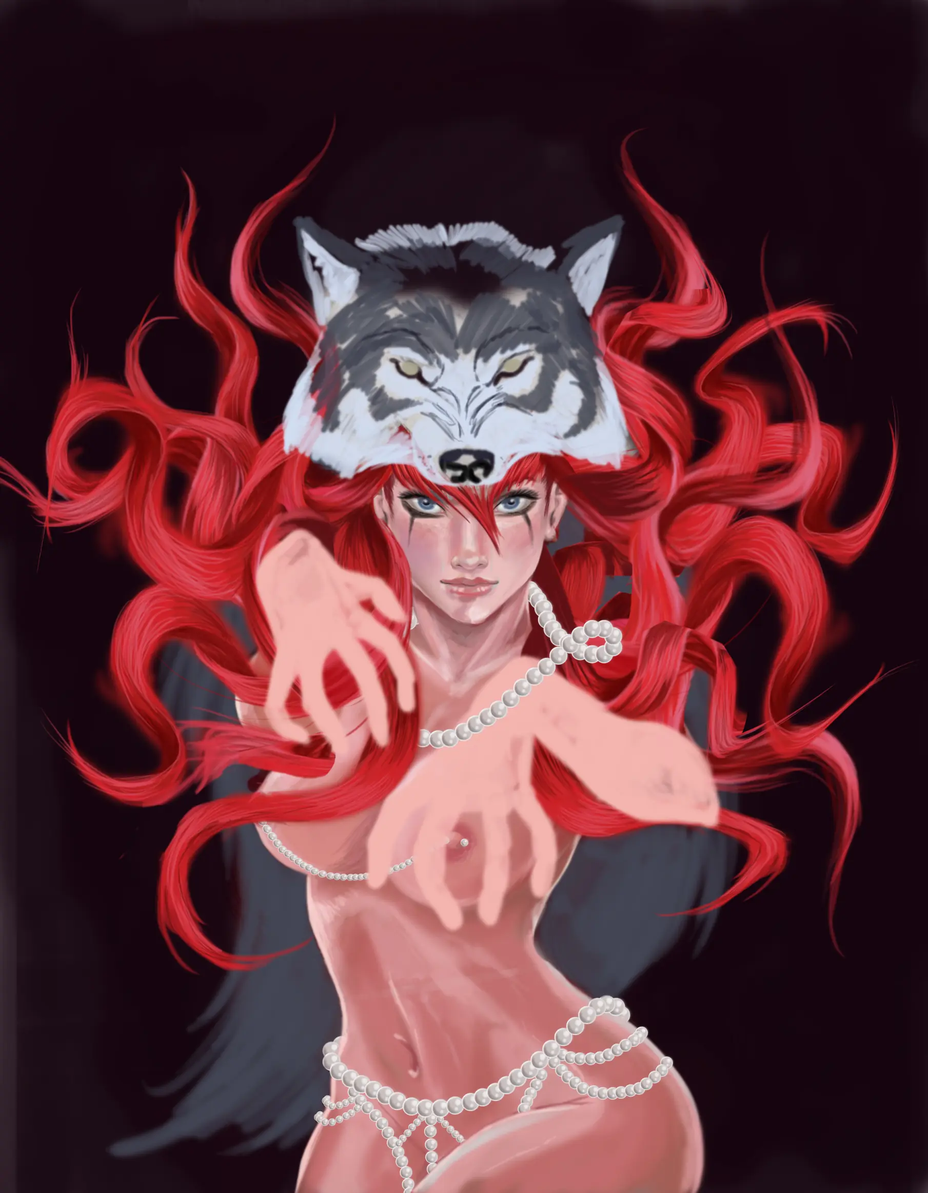 Dibujo digital a pedido she wolf
