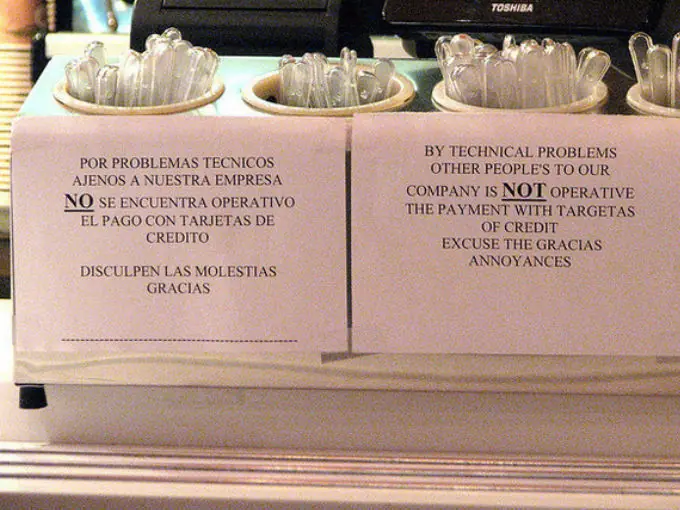 Terribles traducciones en carteles q t harán explotar d risa
