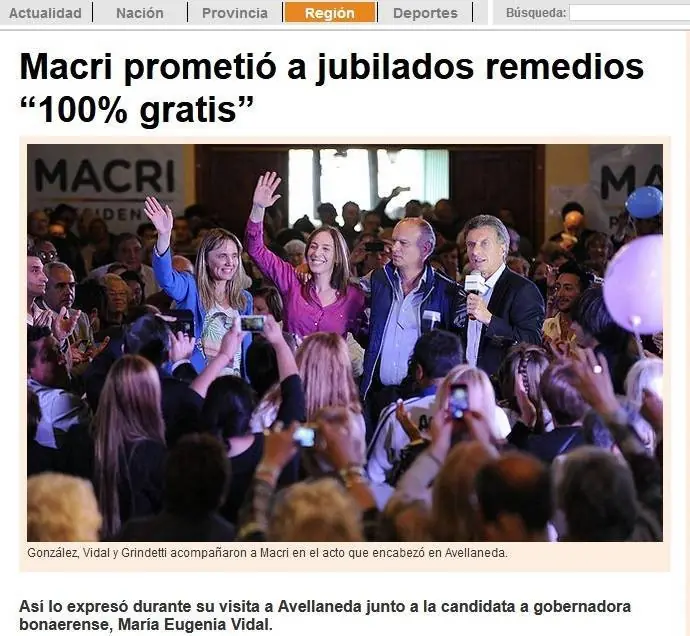 Quiero que Macri renuncie, es inepto para mi patria