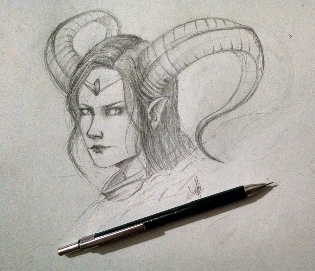 progreso en el dibujo