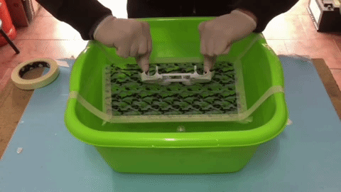 impresion con agua