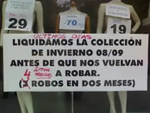 Carteles de personas que son demasiado honestas
