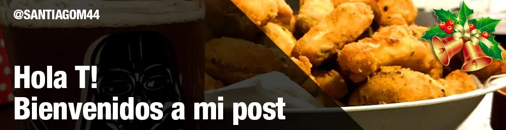 Receta. Lucite con unas chicken wings navideñas (propio)