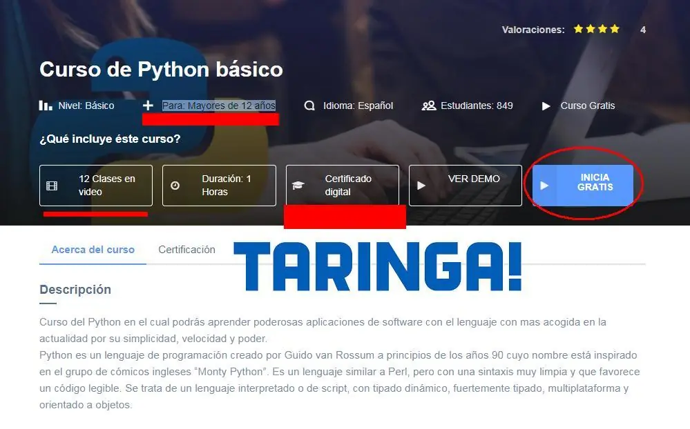 cursos de Python