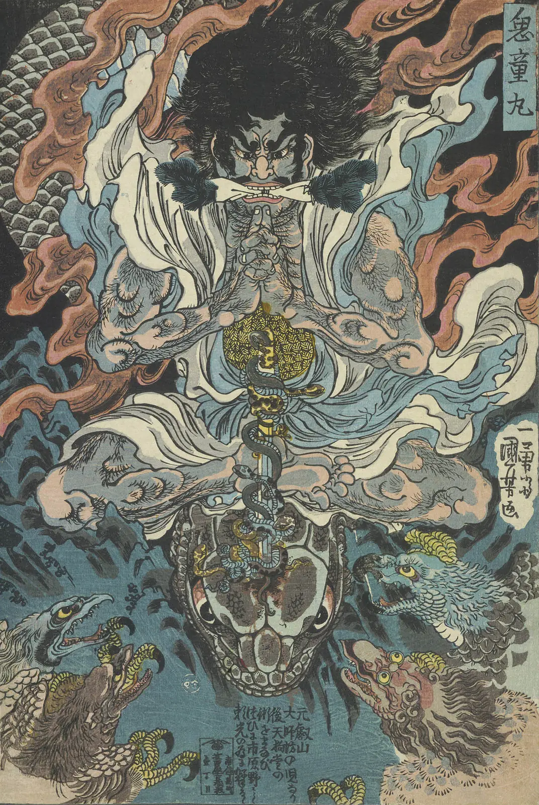 Utagawa Kuniyoshi. Paneles y dípticos período Edo