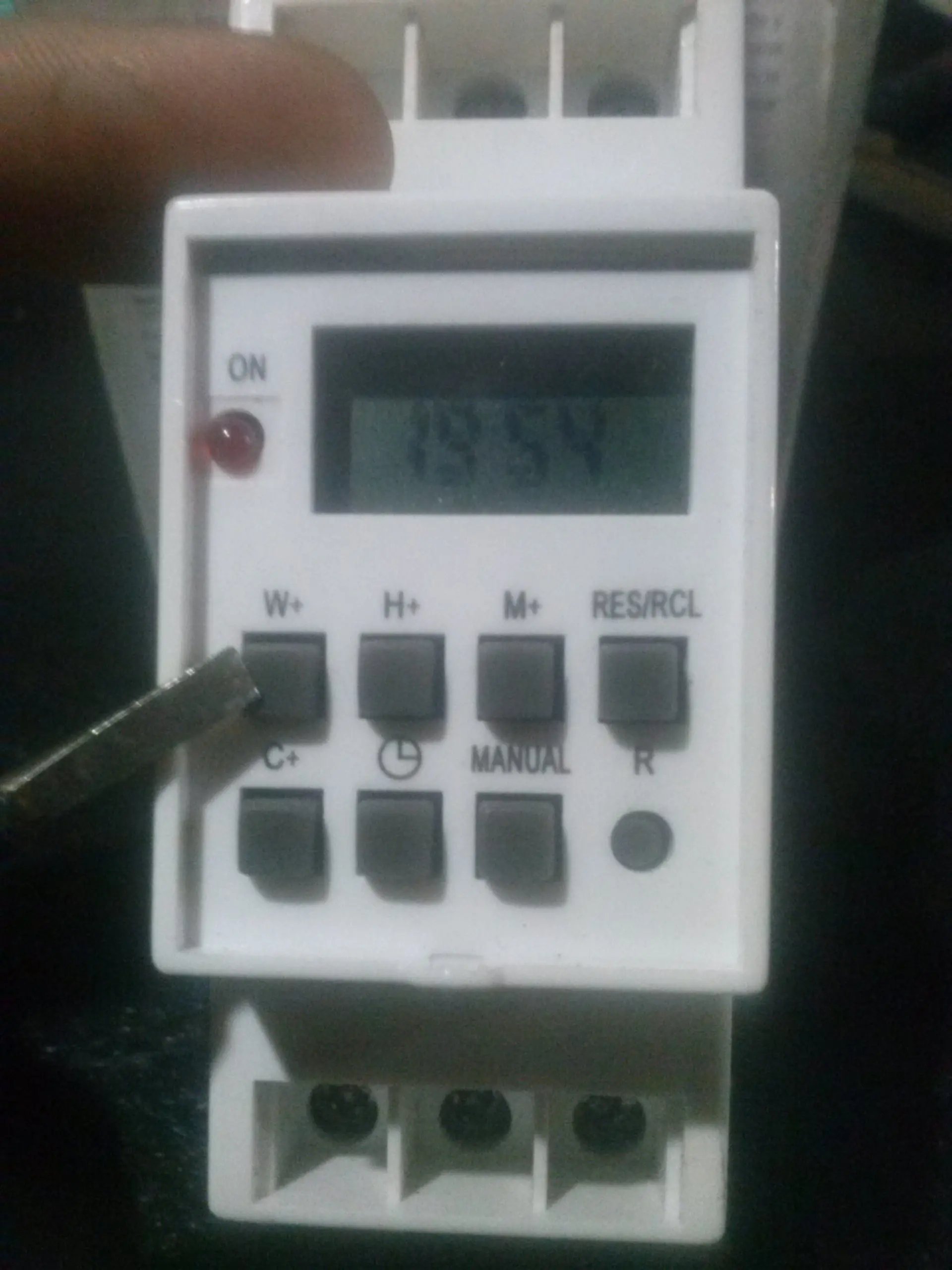 programación de un temporizador digital
