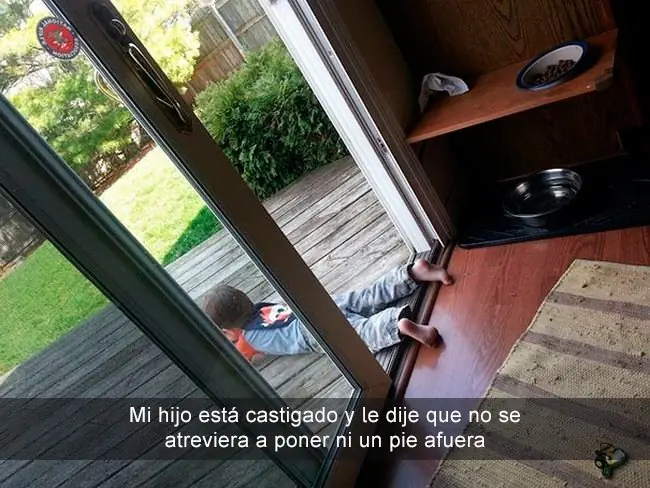 Niños que siguieron órdenes d sus padres al pie de la letra