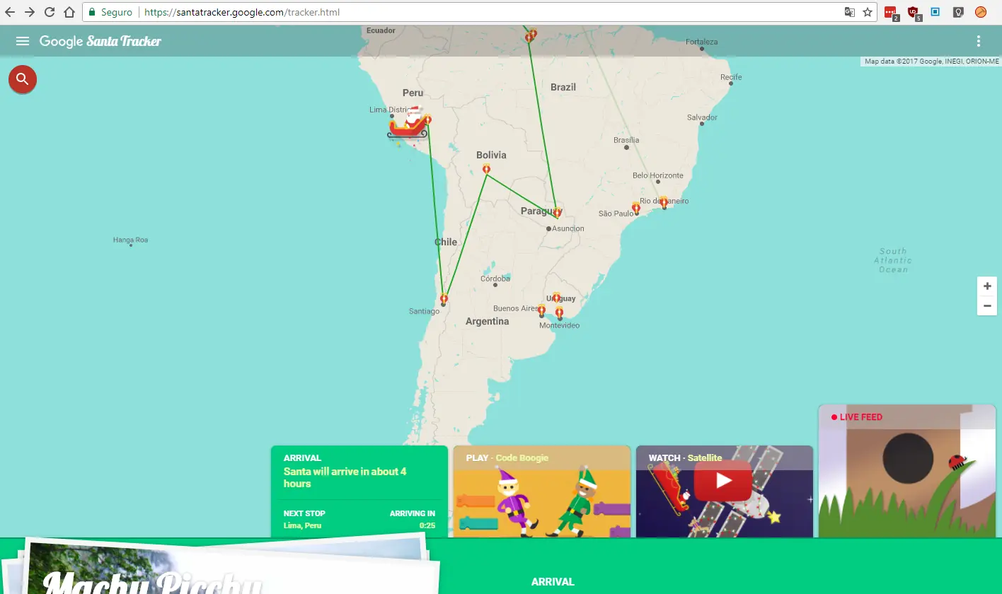 Santa claus no entrega regalos a Argentina