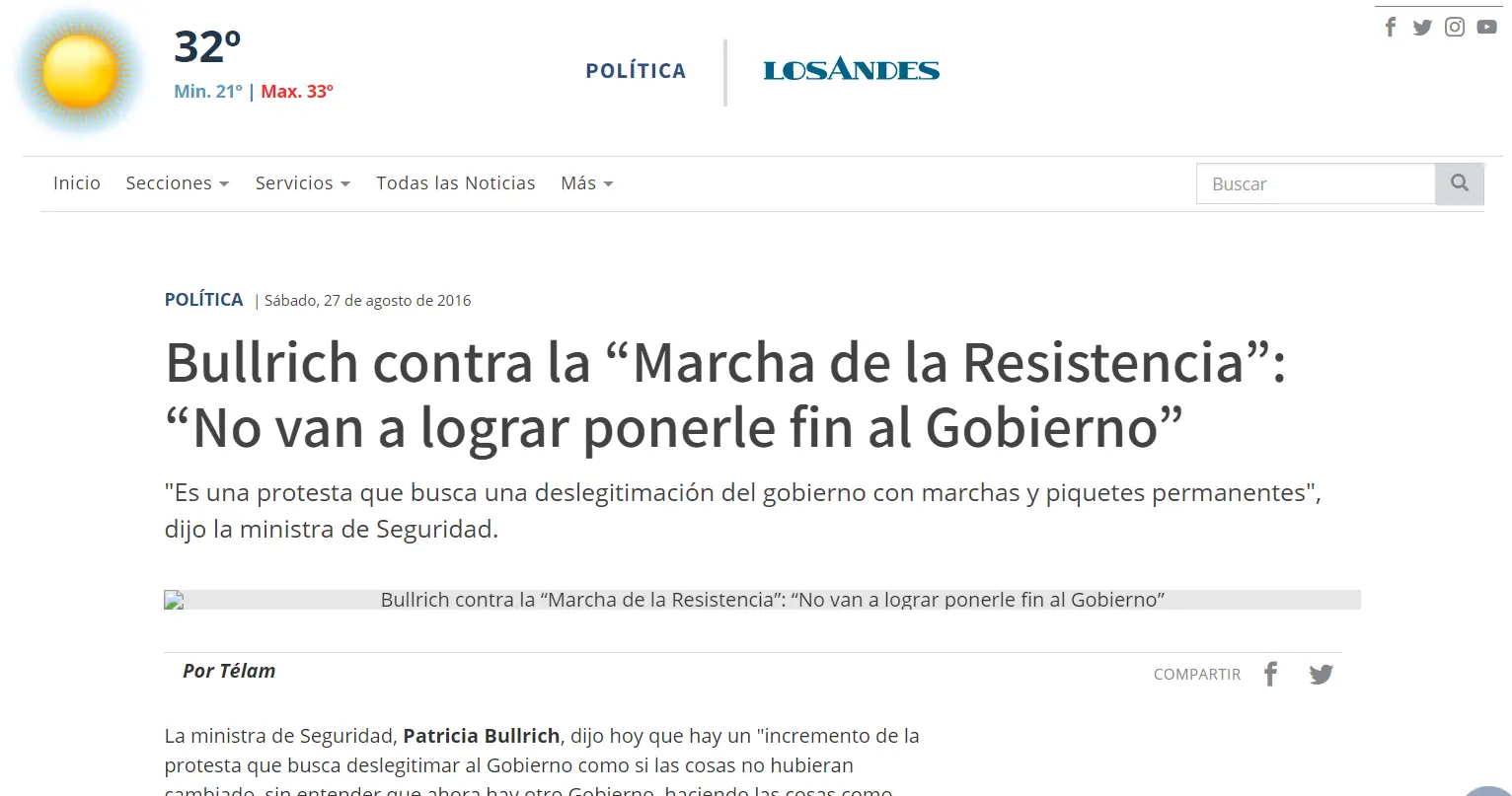 calles contra CFK