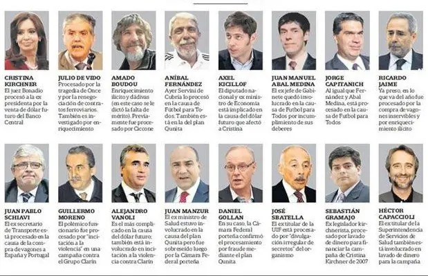 Al final, terminan todos en cana