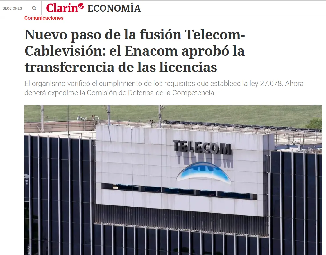 Felíz Navidad para Clarín: aprobaron fusión